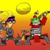 25 Programador lucha con ordenador