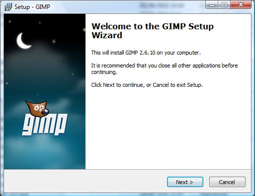 instalar gimp